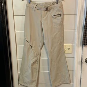 Athleta Belted Nylon Wide Leg Pants  Size 4.